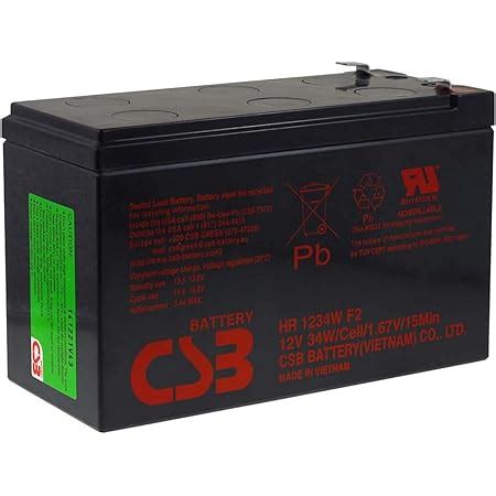 Csb Battery Batterie Plomb Csb V Ah Gp F Gp F