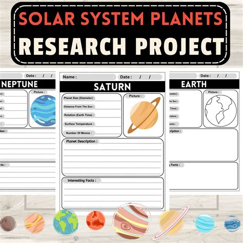 Journey Across the Cosmos: Solar System Planets Research Project