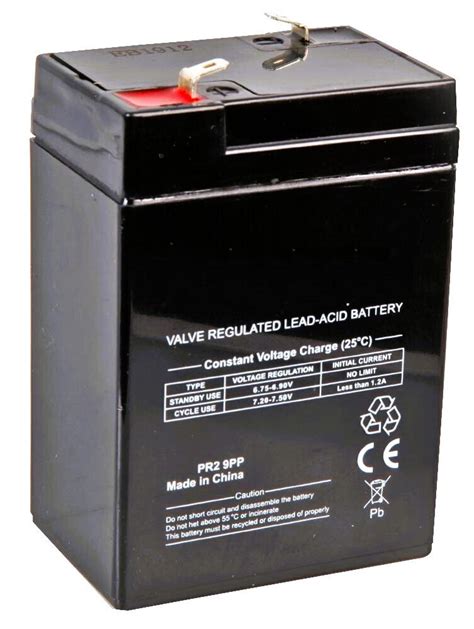 6V Classic Motorcycle Sealed Lead Acid Battery 6V 4AH Non Spillable For