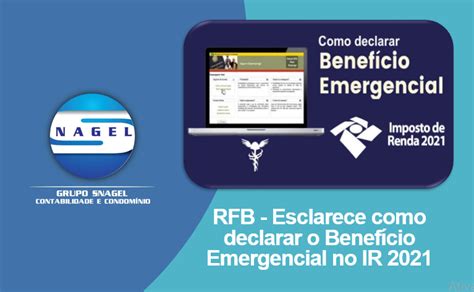 RFB esclarece como declarar o Benefício Emergencial no Imposto de Renda