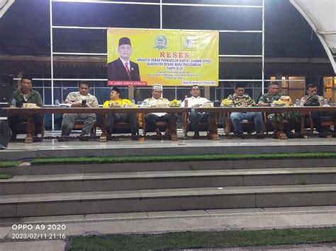 Reses Tahun Dr Asep Surya Atmaja Tampung Aspirasi Masyarakat Dan