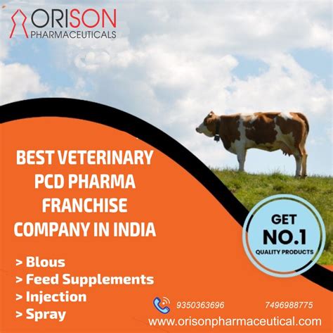 Best Veterinary PCD Pharma Company In India Orison Pharmaceuticals