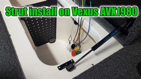 Install Gas Struts On Your Bass Boat Vexus AVX1980 YouTube