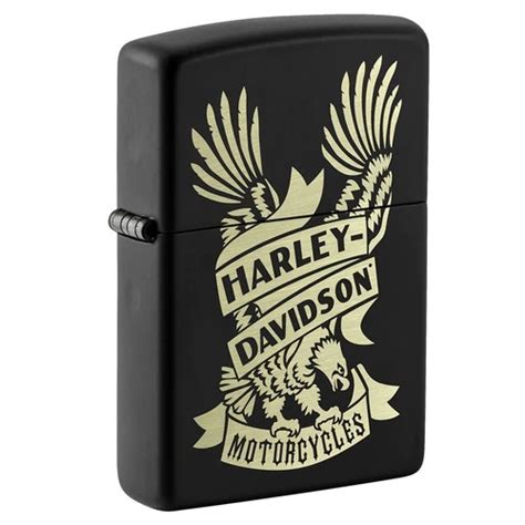 Zippo Harley Davidson Design Black Feuerzeug Tabakversand Ch