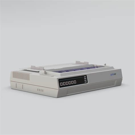 OLD Printer Model - TurboSquid 1986407