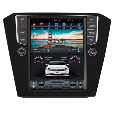 GPS Radio Head Unit TESLA Style ANDROID Volkswagen Passat B8 2014