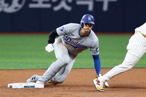 MLB大谷翔平投球前に飛び出し今季初の盗塁失敗 送球ミス誘い塁上には残るも記録訂正 SPREAD