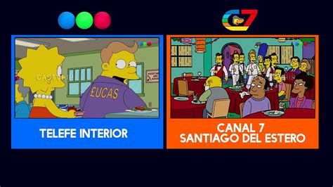 Telefe Y Canal De Santiago Del Estero Pase De Los Simpson A Cine