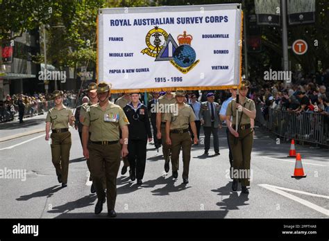 Sydney Australia 25th Apr 2023 War Veterans And Defence Personnel