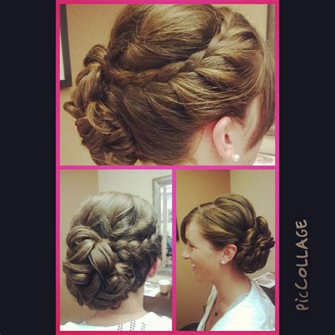 Updo With Braid Hair By Maria Sensational Scissors Penndel Pa