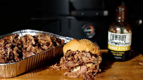 Pork Butt On The Oklahoma Joe S Bronco Cowboy Pulled Pork Sandwiches