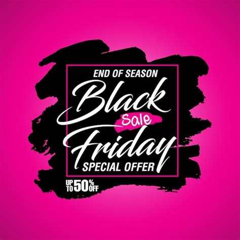 Premium Vector Black Friday Sale Design Template Vector Illustration