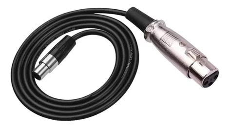 Cabo Xlr Balanceado Para Mixer De Microfone De 1 Metro Frete grátis