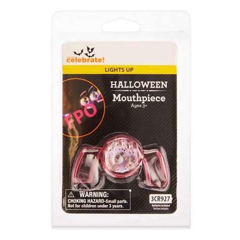 Halloween Light Up Mouthpiece Plastic Party Favor Pink Way To