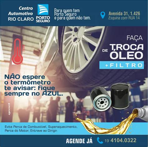 Propaganda Troca de Óleo e Filtro Carro Agencia M9