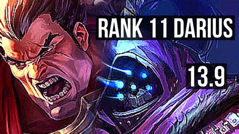 DARIUS Vs JAX TOP 7 1 2 500 Games Godlike Rank 11 Darius KR