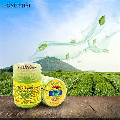 Hong Thai Traditional Thai Herbal Inhaler - Natural Aromatherapy Relief