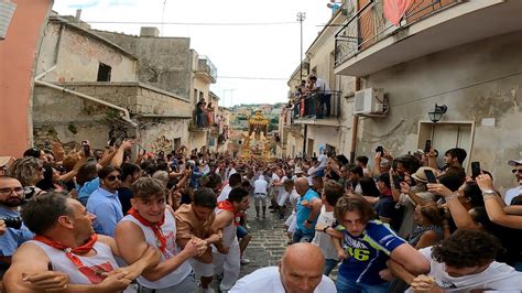 Sciuta E Processione Di San Sebastiano Palazzolo Acreide 10 Agosto 2022