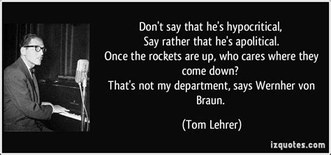 Tom Lehrer Quotes. QuotesGram