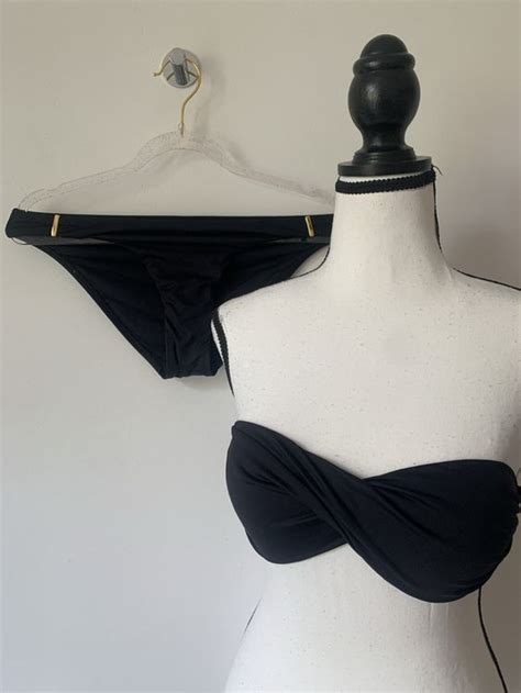 Melissa Odabash Bandeau Bikini Gr Schwarz Gold Neu Gem Ss Beschreibung In Regensdorf F R