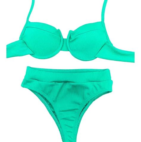 Biquíni Meia Taça Retrô Calcinha Hot Pants Texturizado MercadoLivre