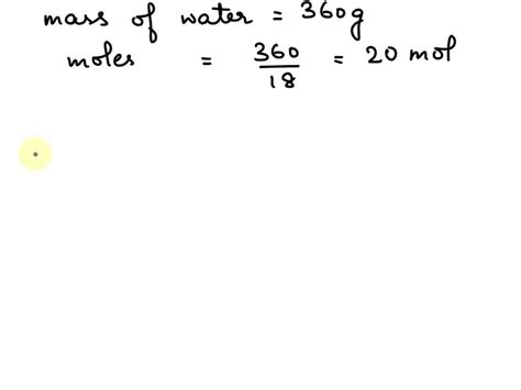 Solved 120g Of Acetic Acid Ch3cooh Is Present In 360g Of Water Find Out The Mole Fraction Of