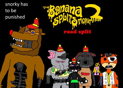 The Banana Splits Movie 2 Road Split Poster By Vincentmarucut10292 On