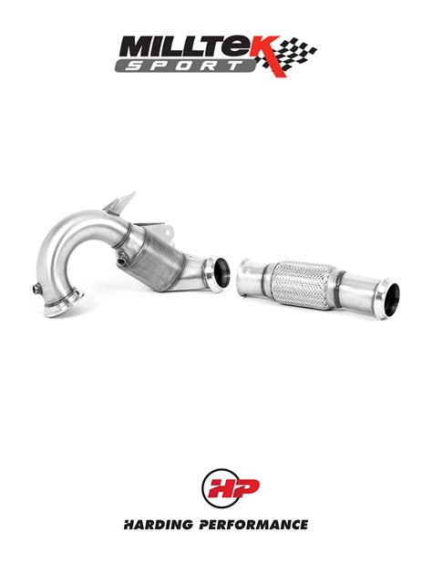 Milltek Sport Large Bore Downpipe And Hi Flow Sports Cat A45 A45S