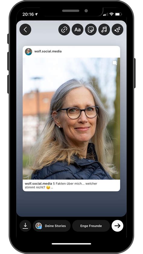 Instagram Beitrag In Der Story Teilen Wolf Social Media