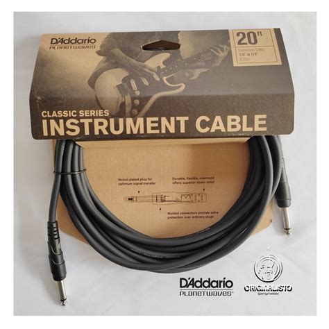 Jual Kabel Jack 6m Untuk Gitar Bass Keyboard Planet Waves DAddario