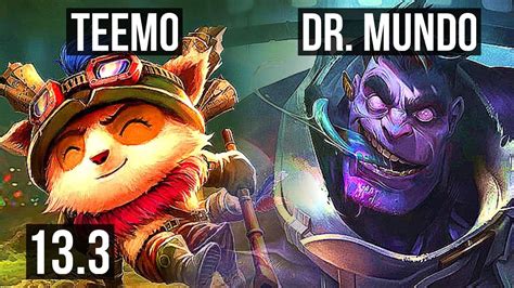 Teemo Vs Dr Mundo Top 2 1m Mastery Rank 7 Teemo 3 0 2 700