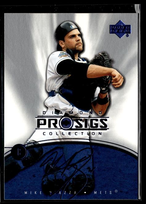 2004 Upper Deck Diamond Collection Pro Sigs Gold 2337 Mike Piazza