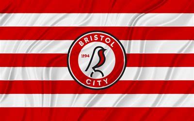 Télécharger bristol city fc 4k rouge blanc ondulé drapeau