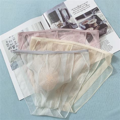 Thin Comfortable Soft Men S Underwear Transparent Sexy Nude Feel Seamless Large Size Briefs Men