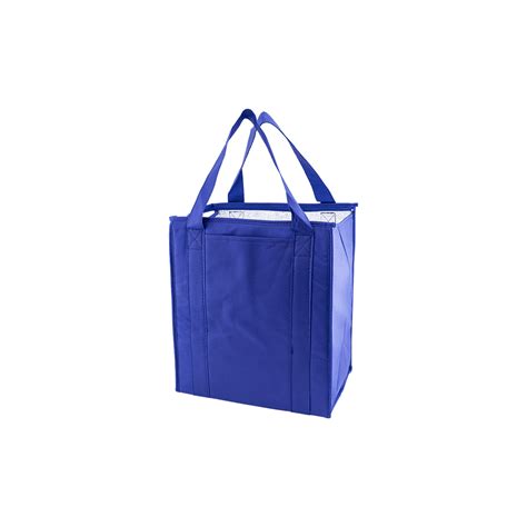 Royal Blue Large Non Woven Thermal Bag 13x10x15 Enviropackaging