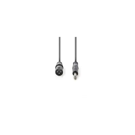 Nedis Cabo De Audio Xlr Compensado Xlr De Pines Macho Mm Macho