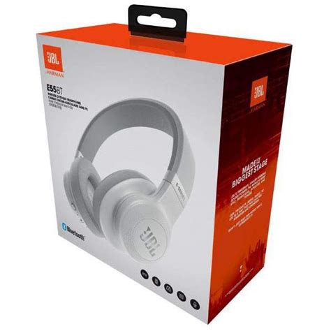 Большие беспроводные наушники JBL Е55BT White с surround - Audio ...