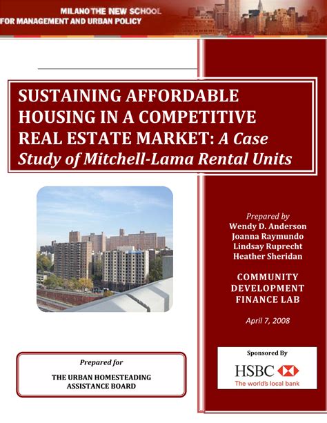 Overview Of The Mitchell Lama Affordable Housing Program DocsLib