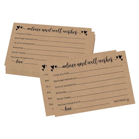 Buy 50 Wedding Advice Cards For Bride And Groom Wedding Card Boxes For