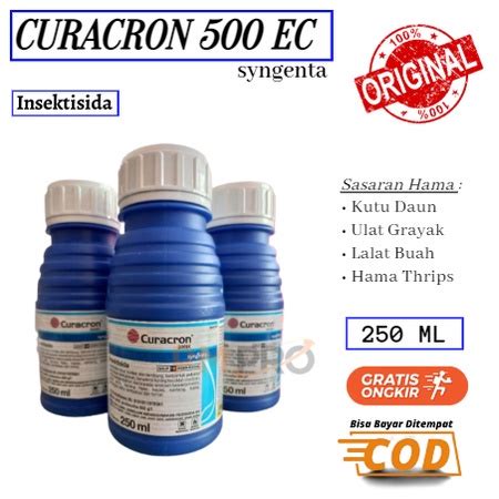 Jual Insektisida Curacron 500 Ec 250 Ml Inteksida Obat Racun Pembasmi