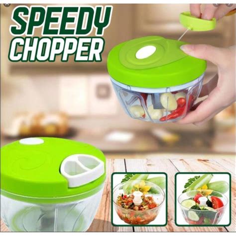 High Quality Manual Speedy Chopper Fruit Vegetable Meat Crusher Lazada PH