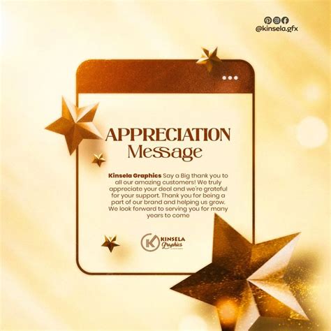 Appreciation Message Thanks For Choosing Us We Appreciate The