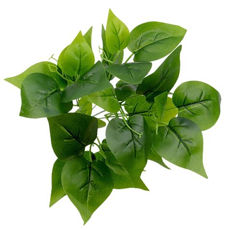 Clear Texture Artificial Leaf Fadeless Plastic Floral Arrangement