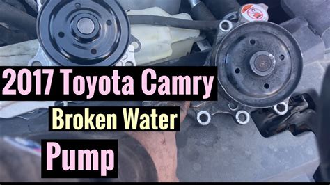 Toyota Camry Water Pump Replacement Cylinder Youtube