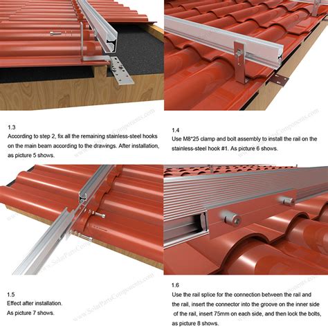 Solar Clay Tile Roof Mounts Side Mounted Spc Rf Ik Dr