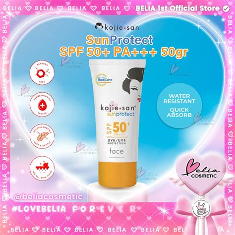 Jual Belia Kojie San Sunprotect Spf Pa Face G Uva Uvb