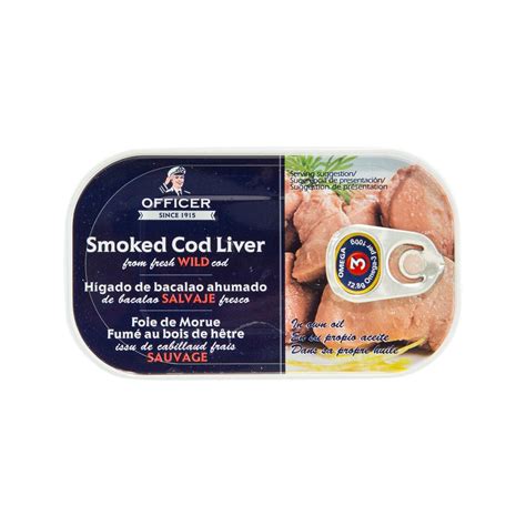 Officer Smoked Cod Liver In Own Oil 120g City Super E Shop