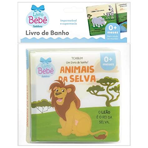 Tchibum Um livro de banho Animais da Selva Flávio Freitas