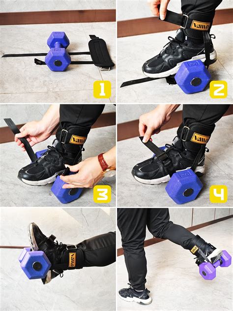 Snapklik Dumbbell Foot Attachment Adjustable Ankle Weights