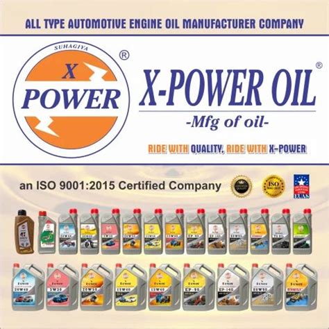 X Power Engines W C F Ltr Premium Quality Engine Oil Grade